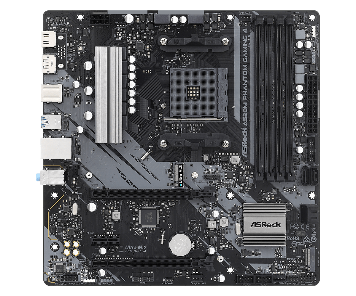 Asrock a520m phantom gaming 4 обзор